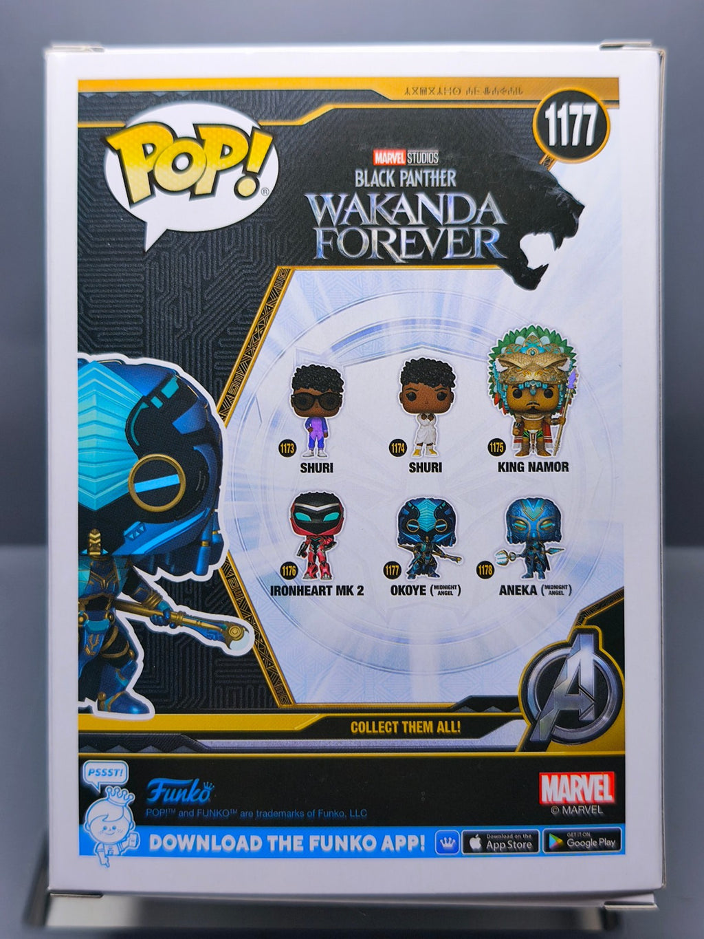 Funko Pop! BLACK PANTHER WAKANDA FOREVER  N° 1177 Okoye (Midnight Angel) (F32)