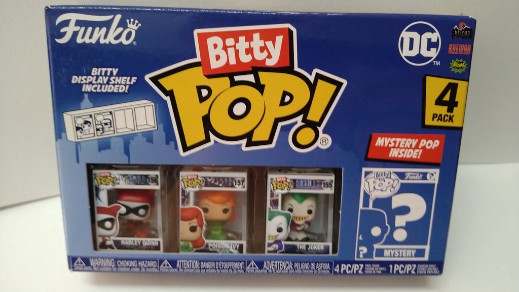 Funko Bitty Pop! 2.5cm DC  Bitty Pop  Pack Harley Quinn Poison Ivy Joker (F22)