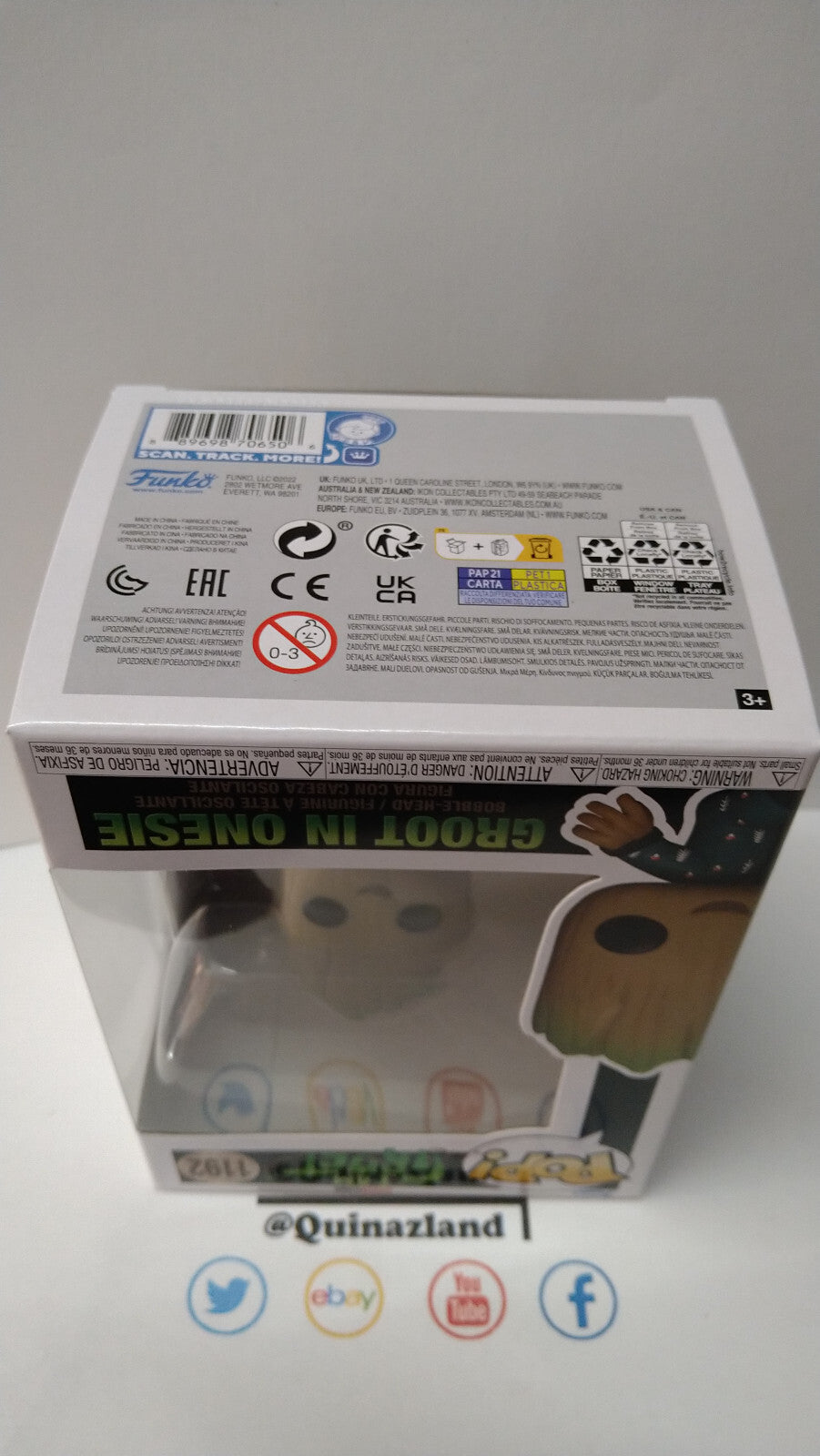 Funko Pop! I AM GROOT N° 1192 Groot PJs (Dancing) (FU20)