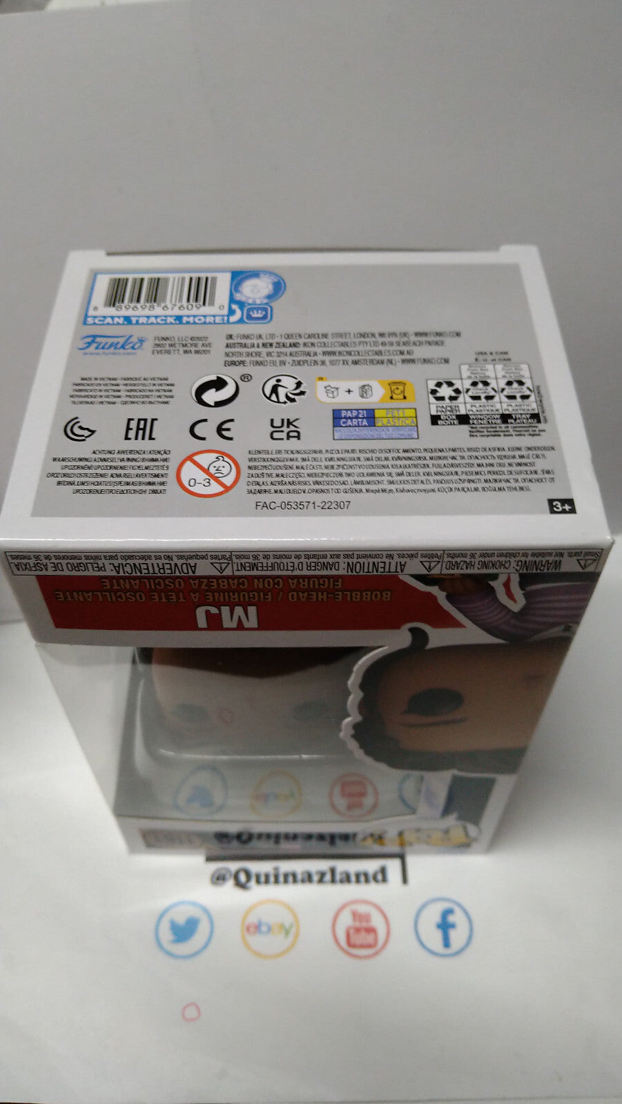Funko Pop! SPIDER-MAN NO WAY HOME  Marvel N° 1161 MJ w/ box   (F17)