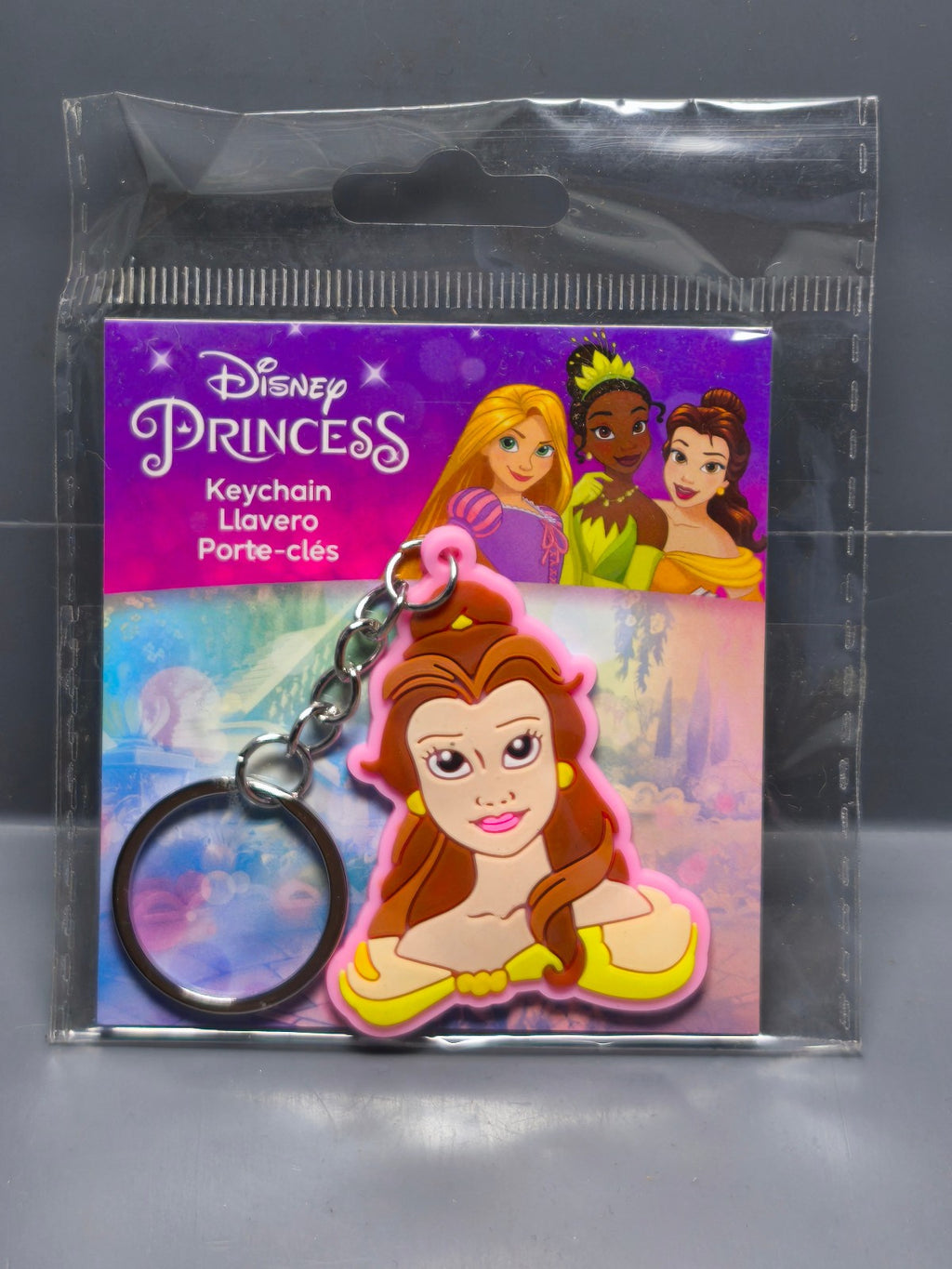 Porte clé silicone Disney Princess Belle  (Cart)