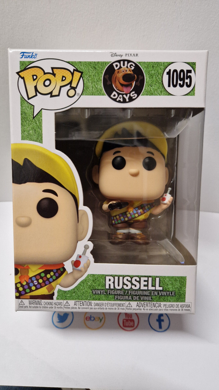Funko Pop! Disney Pixar DUG DAYS #1095 Russell (F34)