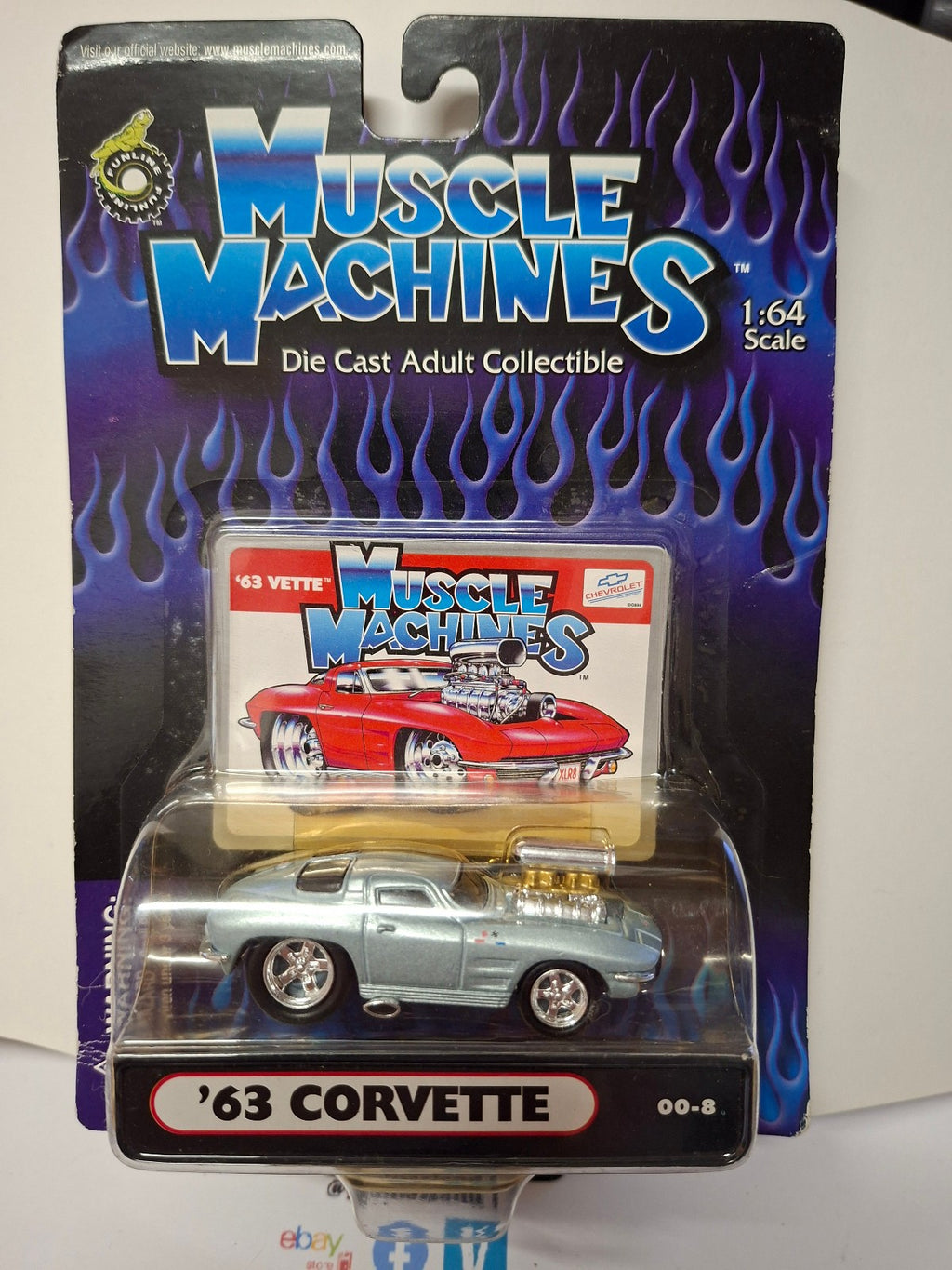 Muscle Machines 2000 Originals 63 corvette   (NG55)