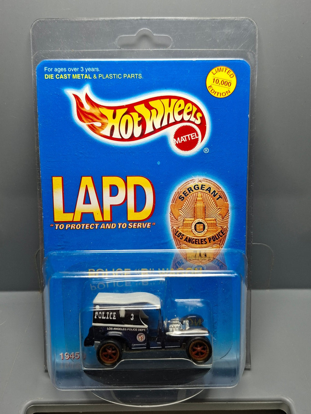 hot wheels LAPS police historical society Police B wagon  (CP15)