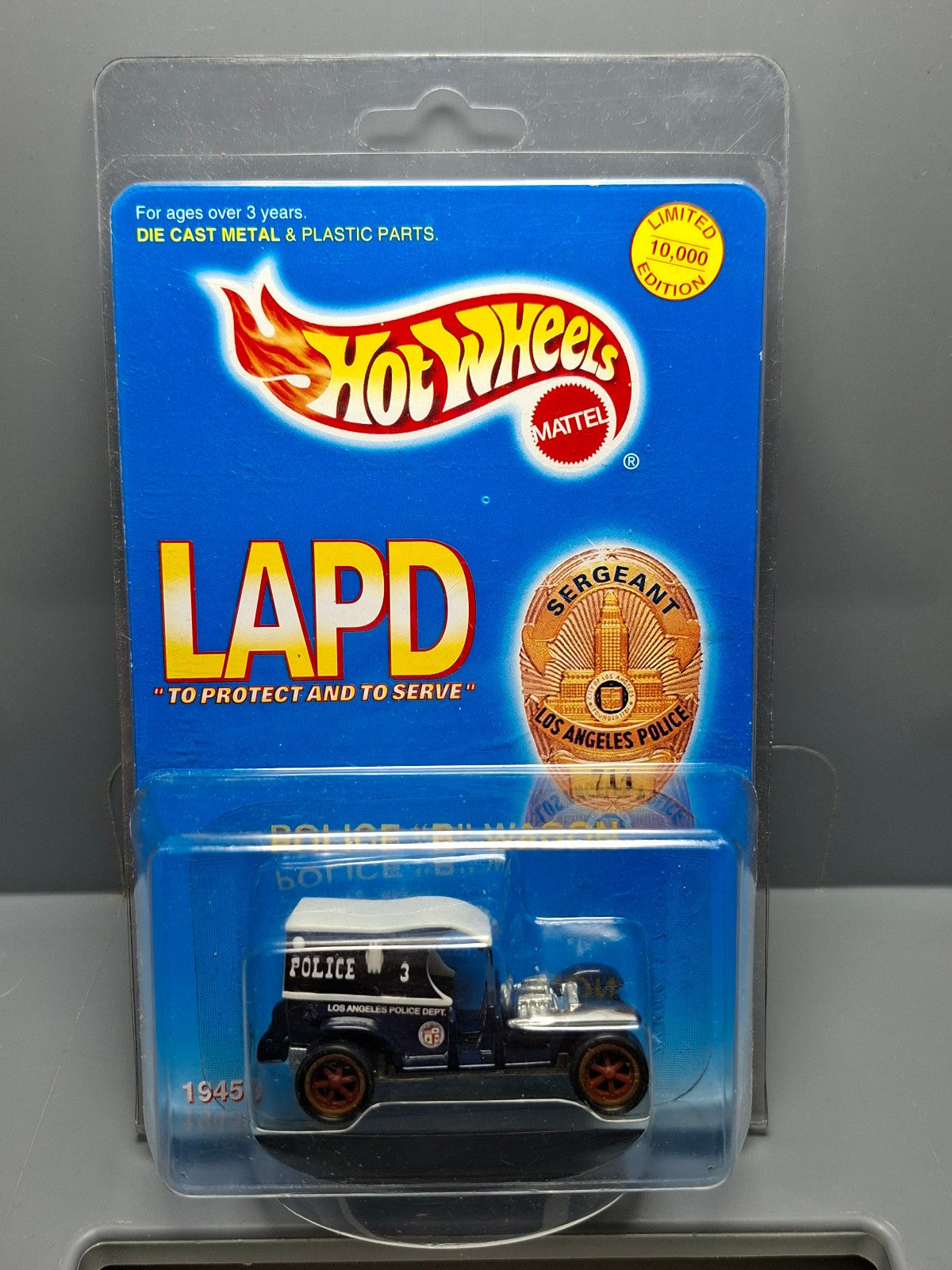 hot wheels LAPS police historical society Police B wagon  (CP15)