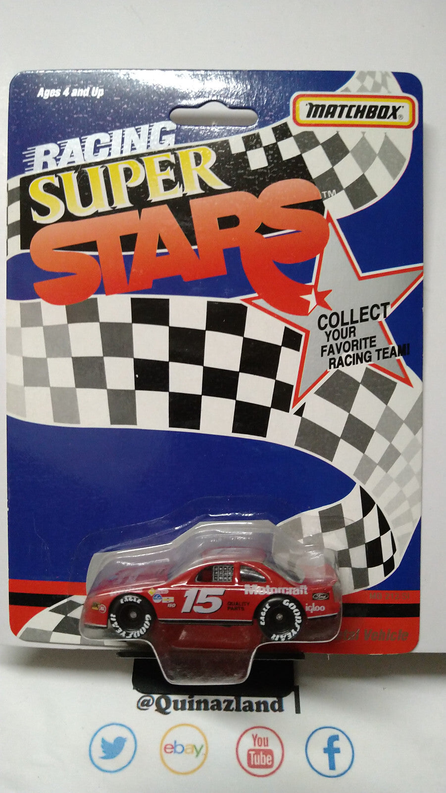 Matchbox Racing super stars Ford  thunderbird motorcraft  (NG83)