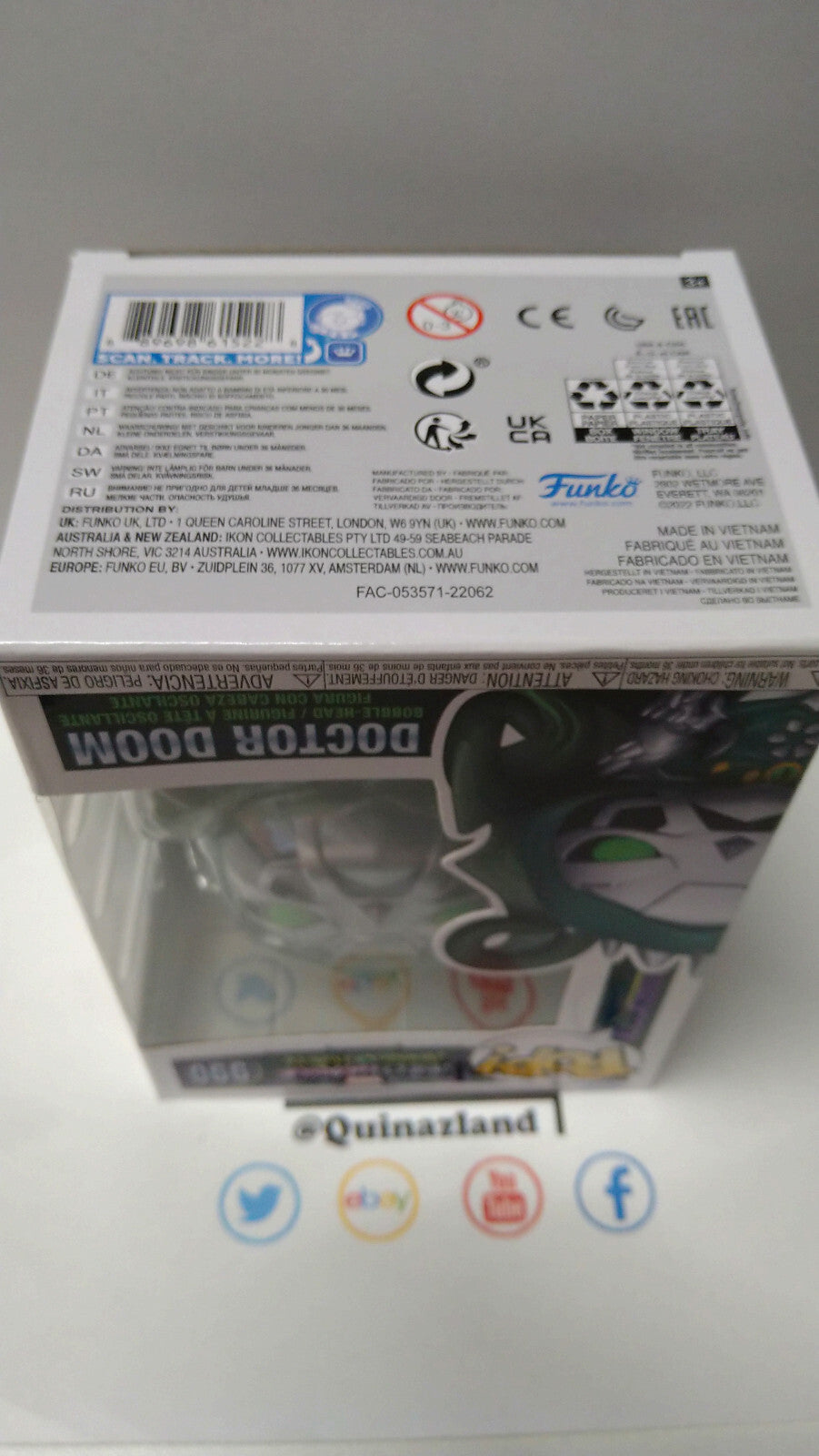 Funko Pop! MARVEL MONSTER HUNTERS 990 Dr. Doom (FU21)