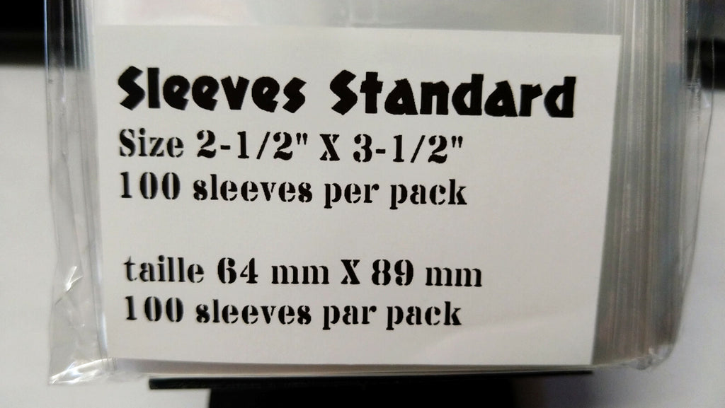 Protèges Cartes lot 1000 Sleeves Standard 64 mm X 89 mm idéal carte pokemon ....