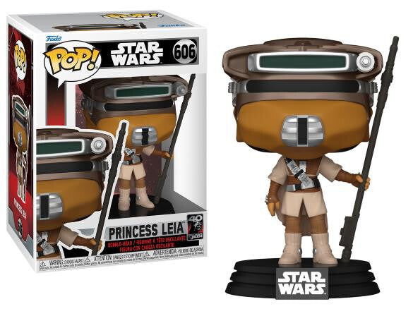 Funko Pop! Star Wars 6 "40eme Anniversaire" N° 606 Leia "Boushh" (F3)