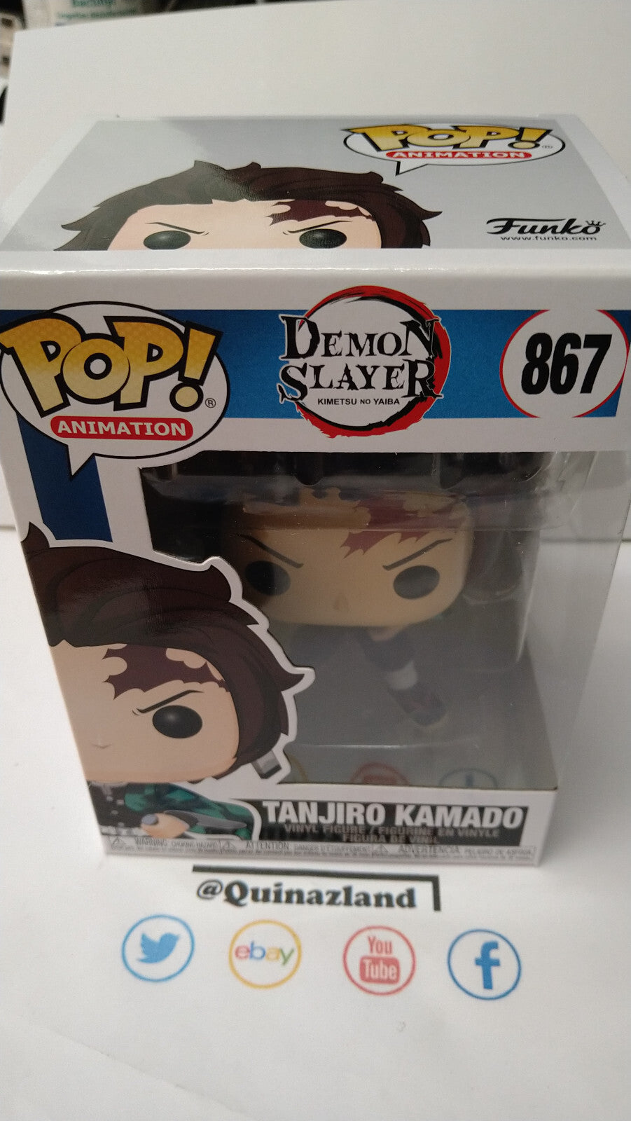 Funko Pop! DEMON SLAYER 867 Tanjiro Kamado (FU18)