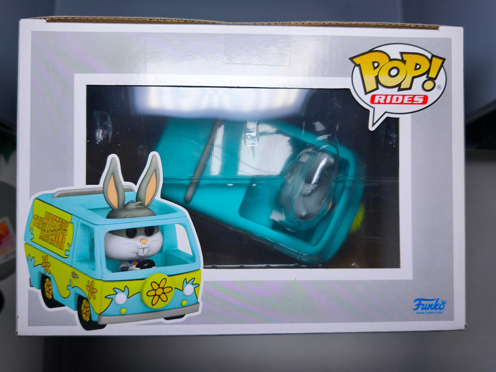 Funko Pop! Warner Bros Ride Super DLX N° 296 Mystery Machine W/ Bugs (Cart)