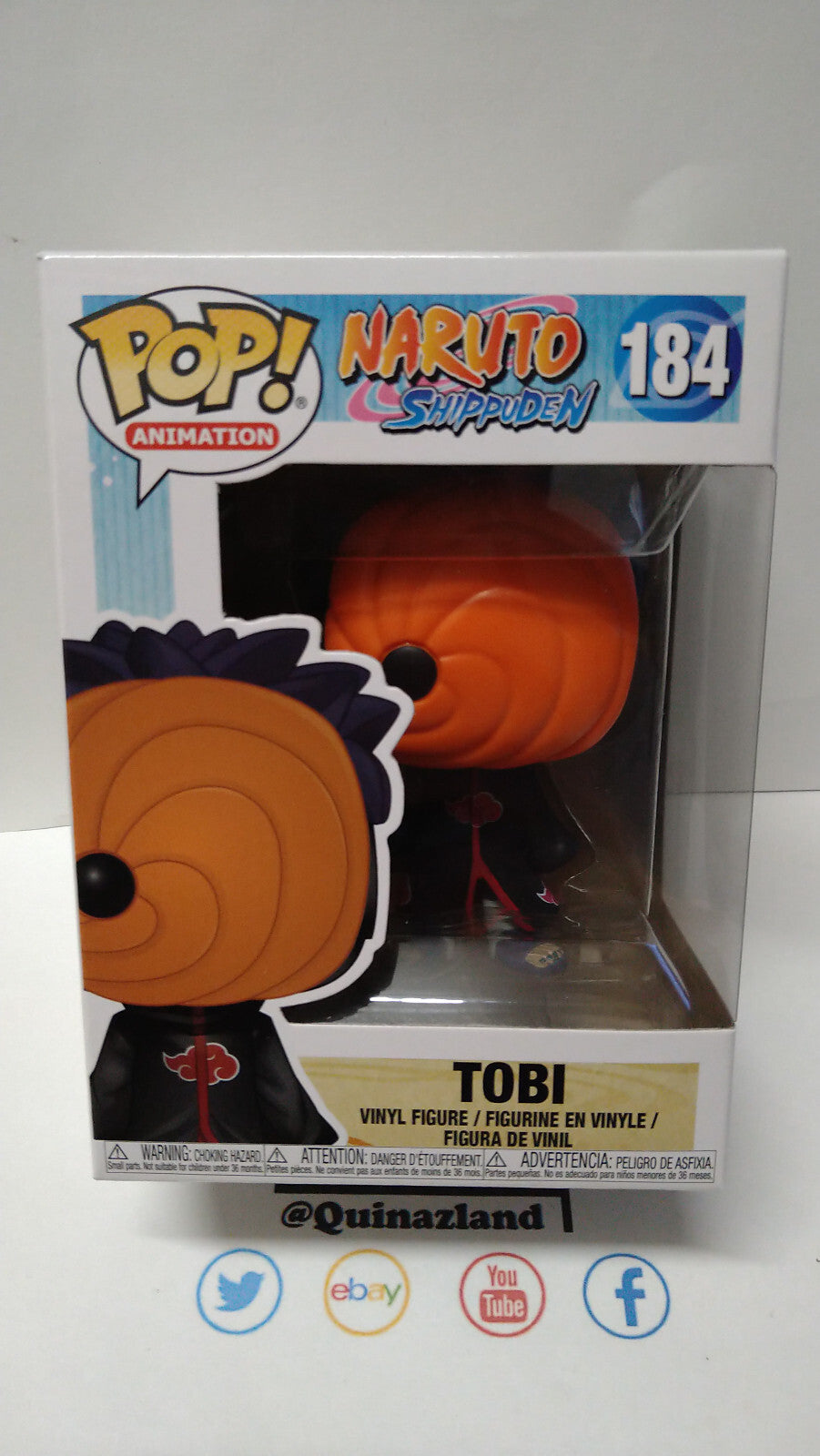 Funko Pop!  NARUTO  N° 184 Tobi (F12)