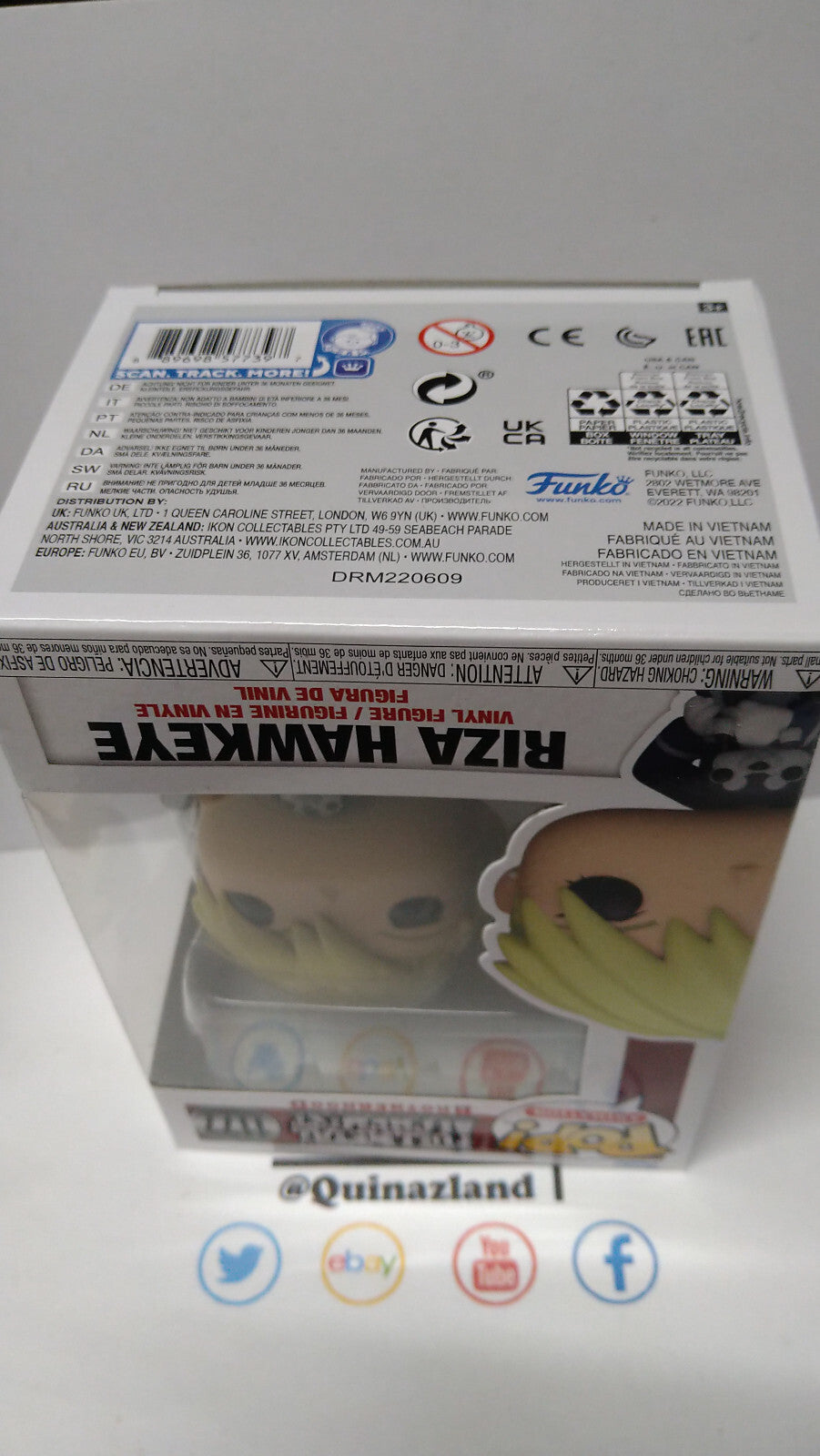 Funko Pop! FULLMETAL ALCHEMIST #1177 Riza Hawkeye (F15)