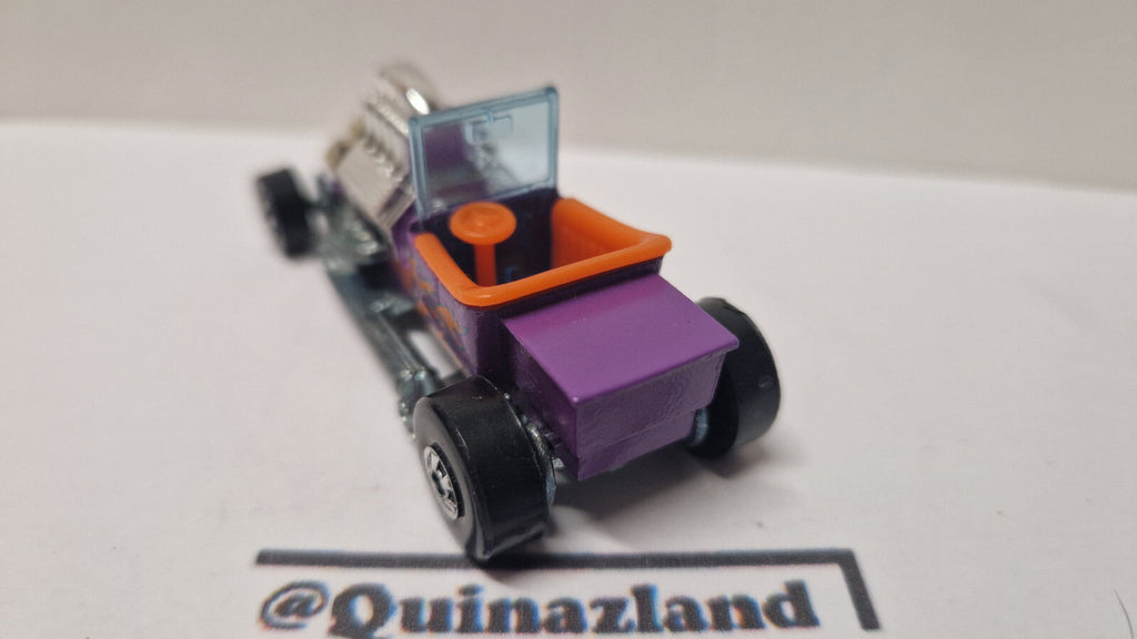 Hot Wheels 1991 Park'n plates  T-bucket version tampo et intérieur orange  (A30)