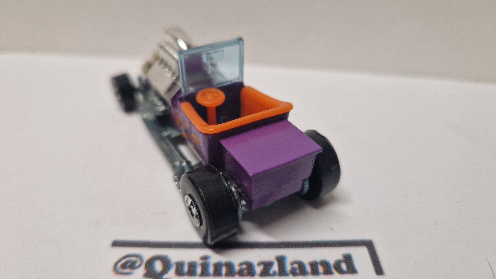 Hot Wheels 1991 Park'n plates  T-bucket version tampo et intérieur orange  (A30)