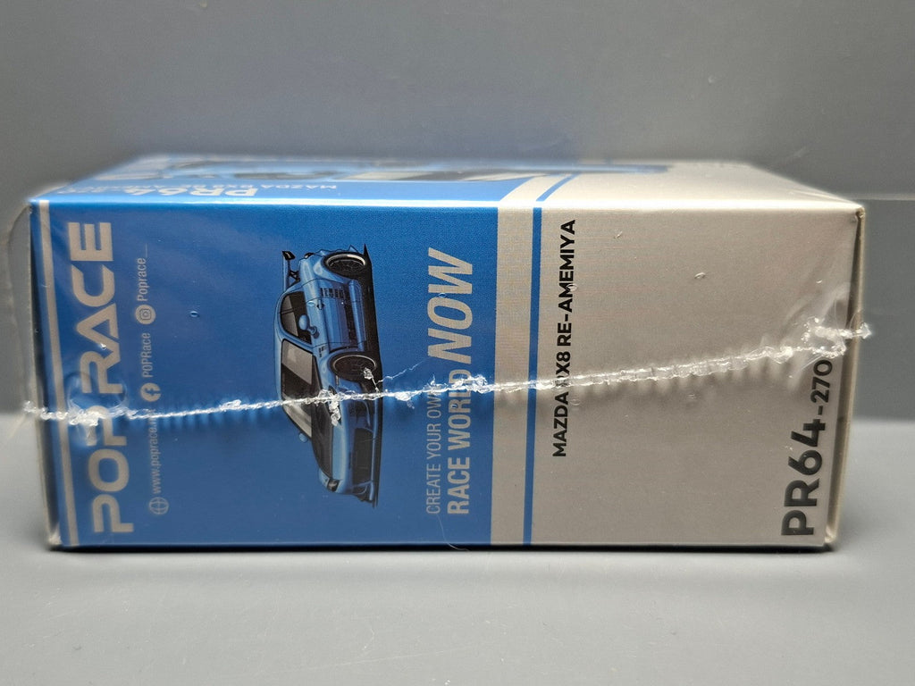 Pop Race 1/64 Mazda RX-8 Re-Amemiya light blue (CP07)