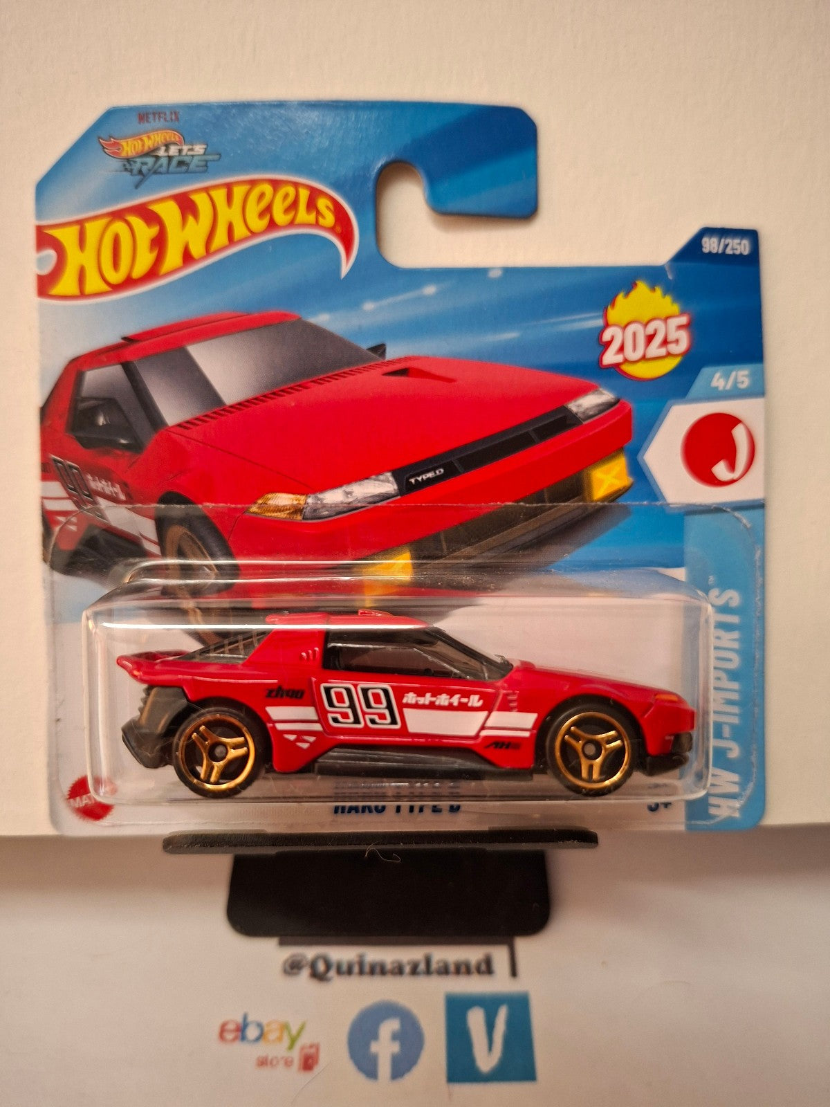 Hot Wheels Hako type D   2025-098 (NP06)