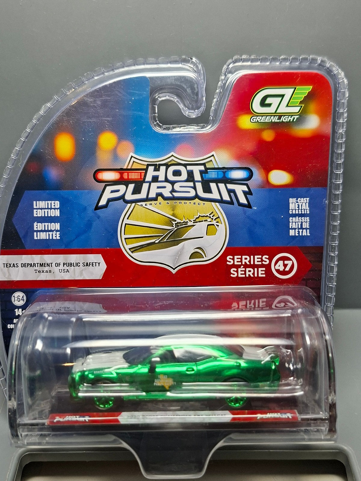 Greenlight Chase GC Hot pursuit 2020 dodge Challenger srt hellcat Texas  (NG83)