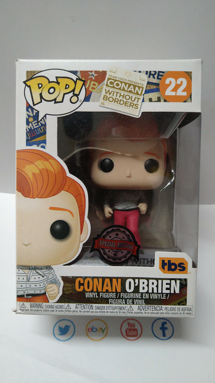 Funko Pop! Conan Without Borders #22 Conan o'brien boite abimée (F45)