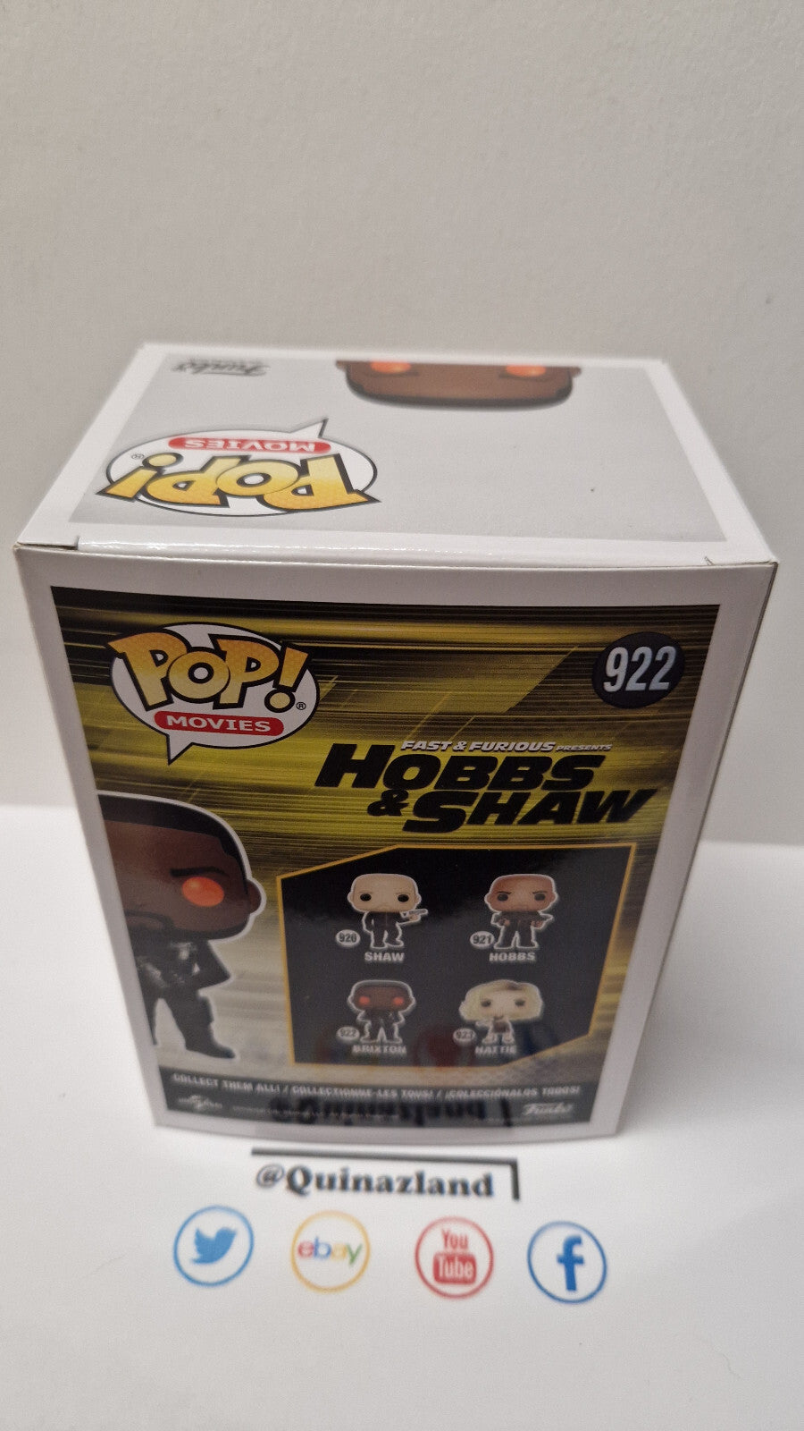 Funko Pop! Hobbs & Shaw #922 Brixton (F27)