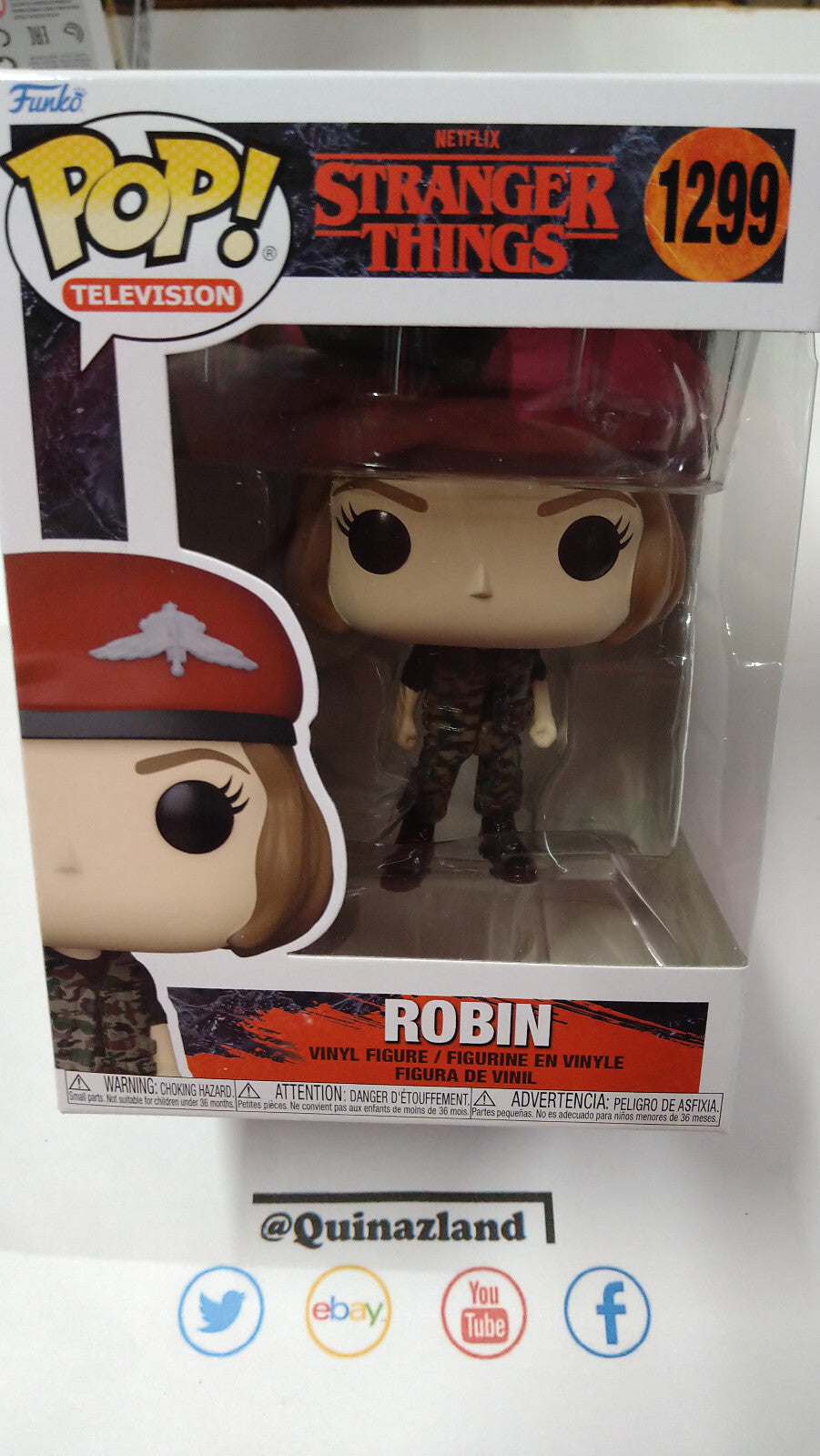 Funko Pop! STRANGER THINGS S4 POP N° 1299 Hunter Robin (FU34)