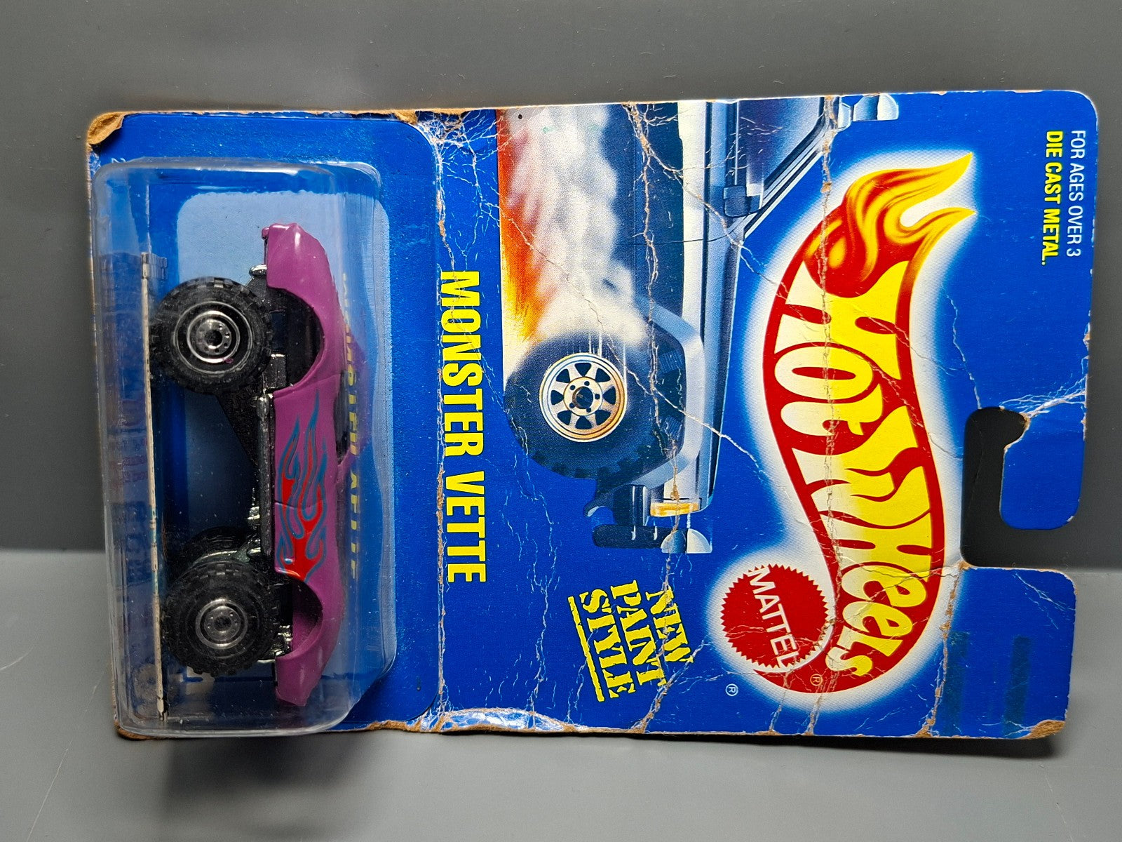Hot Wheels Monster cette version CT 1990-039 ⚠️ Blister endommagé (CP04)