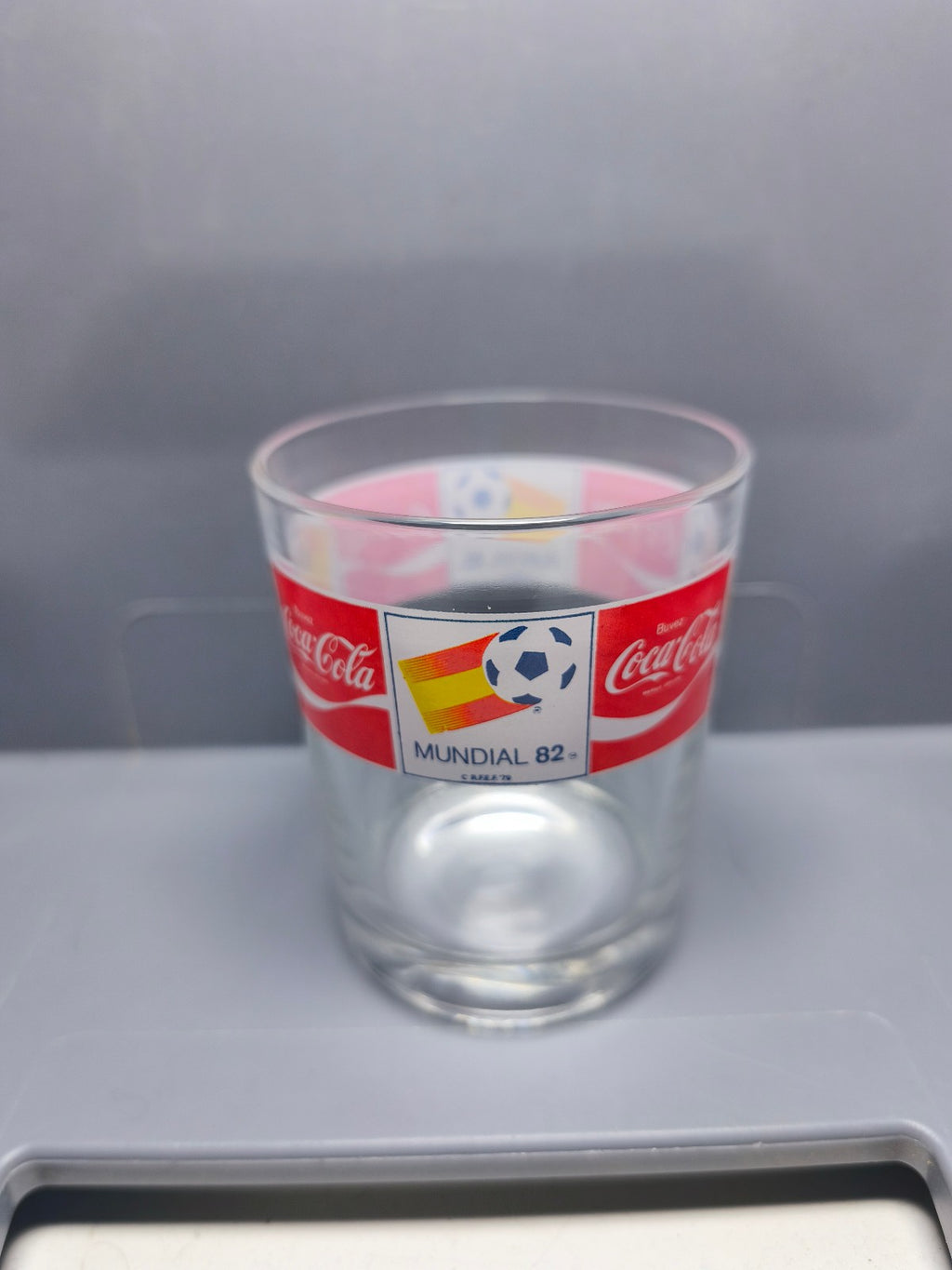 4 Verres Coca‑Cola Coupe du Monde de football 1982 en Espagne vintage (CP02)