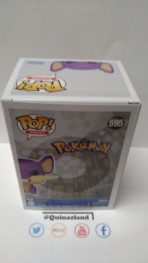 Funko Pop! POKEMON POP Games N° 595 Rattata (F13)