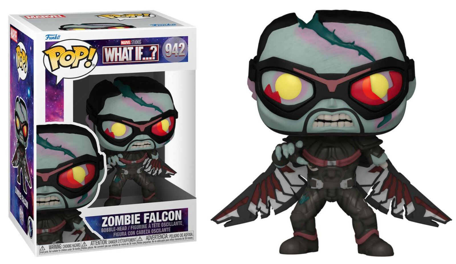 Funko Pop! MARVEL WHAT IF #942 Zombie Falcon (F26)