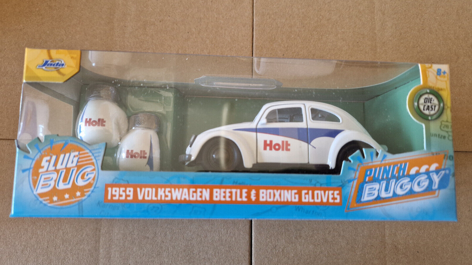 Jada Toys 1/32 Punch Buggy '59 Volkswagen  Beetle W/Gloves White  (ET)