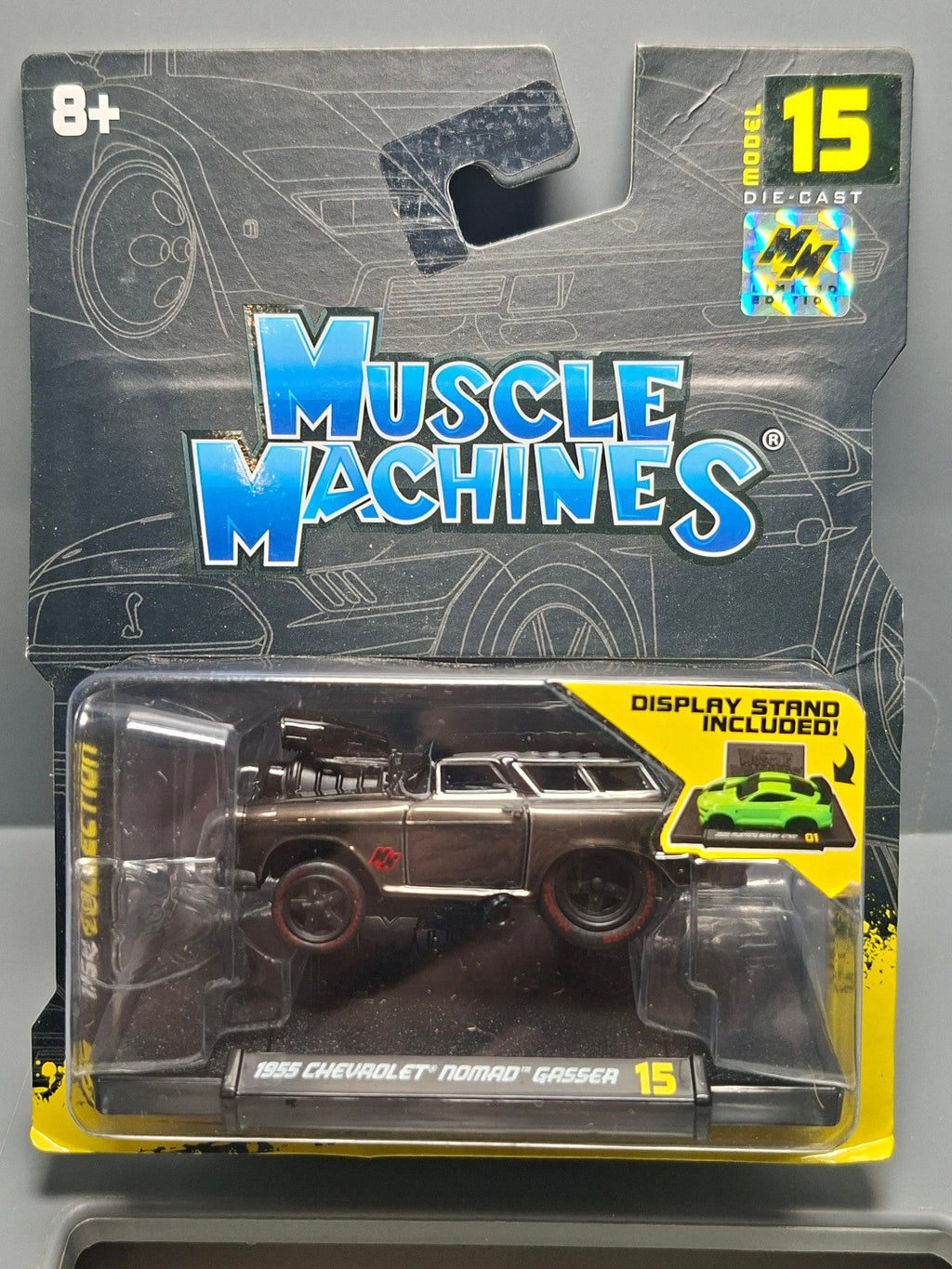 Maisto Muscle Machines Serie #3 Chase 1955 Chevrolet Nomad gasser (NG09)