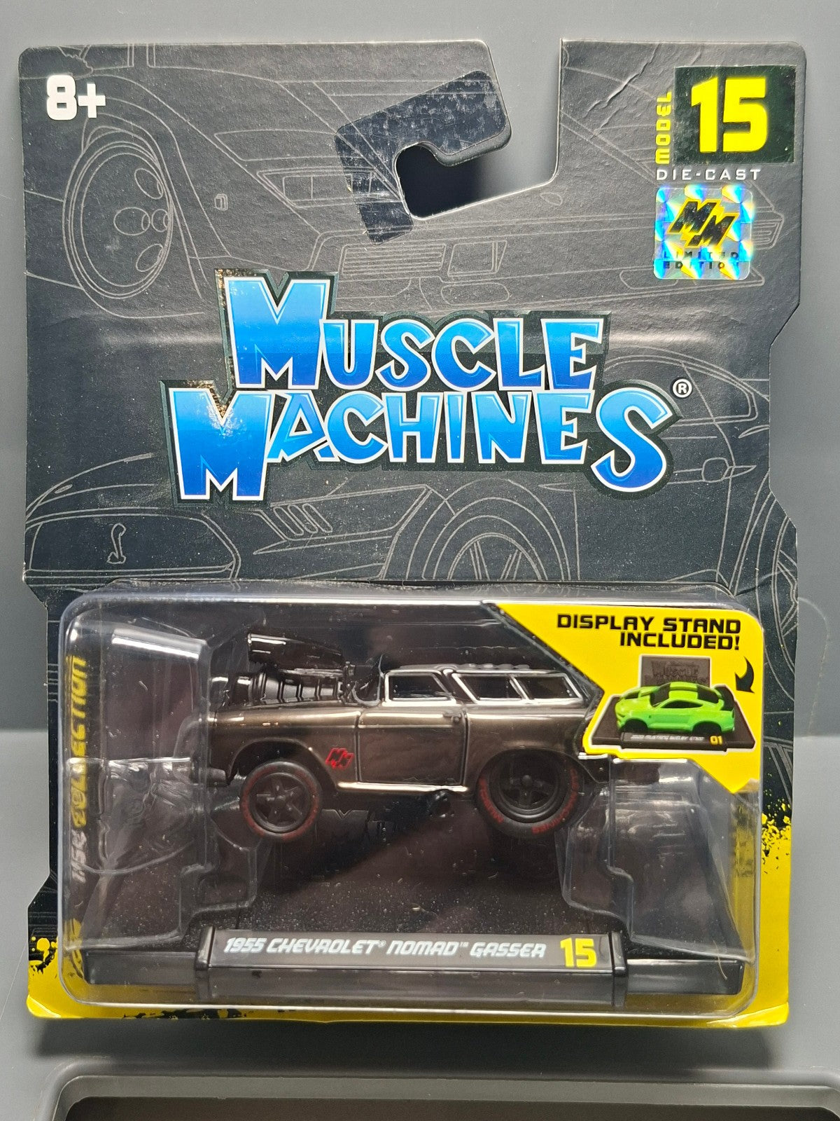 Maisto Muscle Machines Serie #3 Chase 1955 Chevrolet Nomad gasser (NG09)