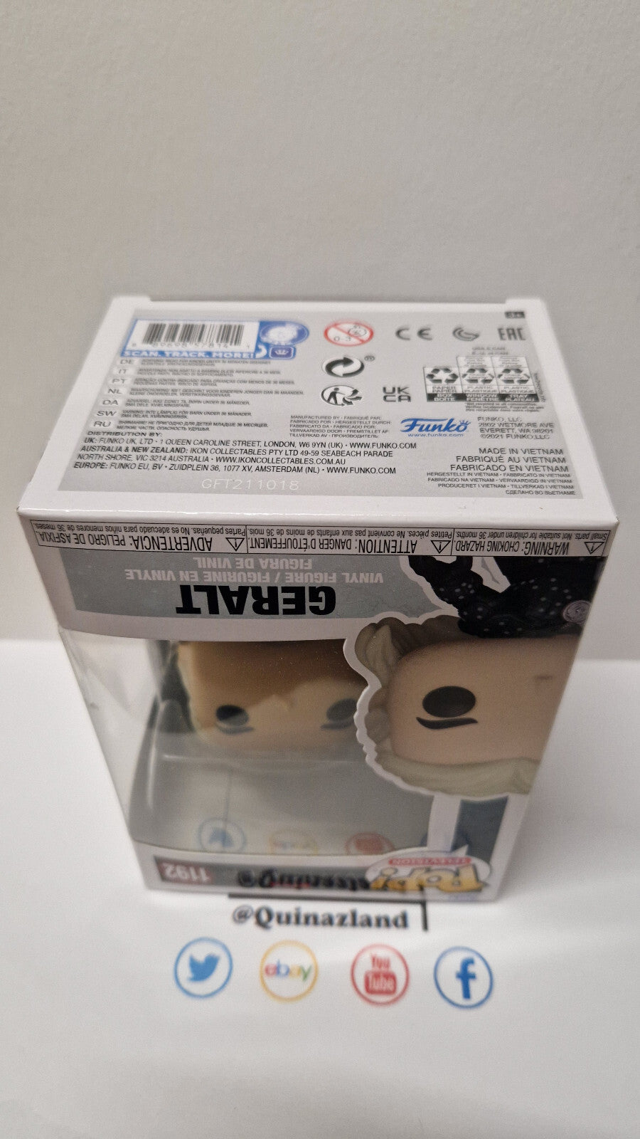 Funko Pop! THE WITCHER 1192 Geralt (F42)