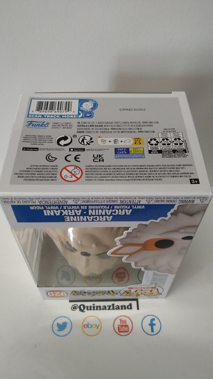 Funko Pop! POKEMON  Games N° 920 Arcanin (F2)