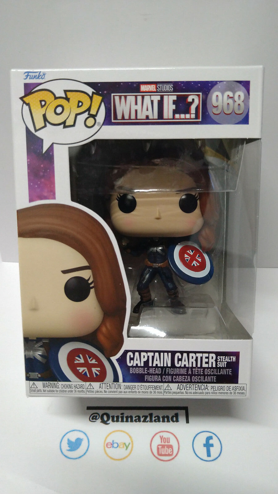 Funko Pop! MARVEL WHAT IF #968 Captain Carter (F21)