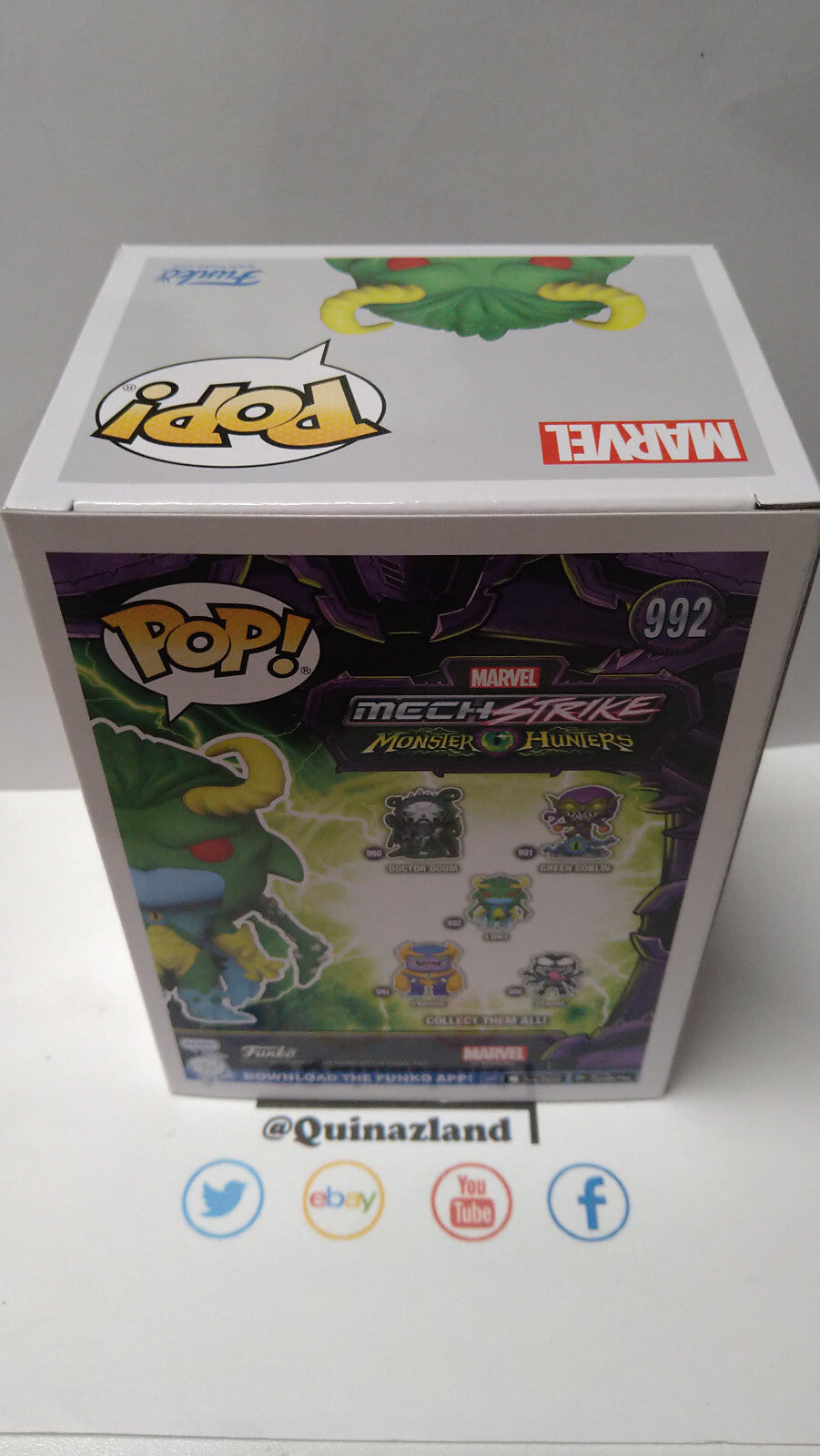 Funko Pop! MARVEL MONSTER HUNTERS 992 Loki (F33)