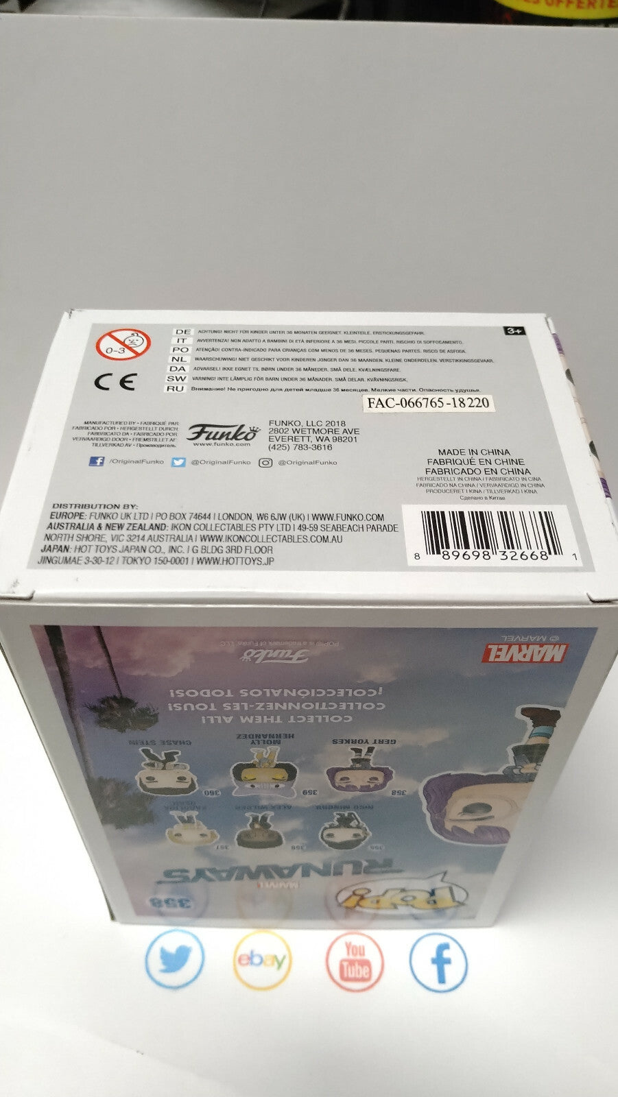 Funko Pop! Marvel Runaways #358 Gert Yorkes (F42)