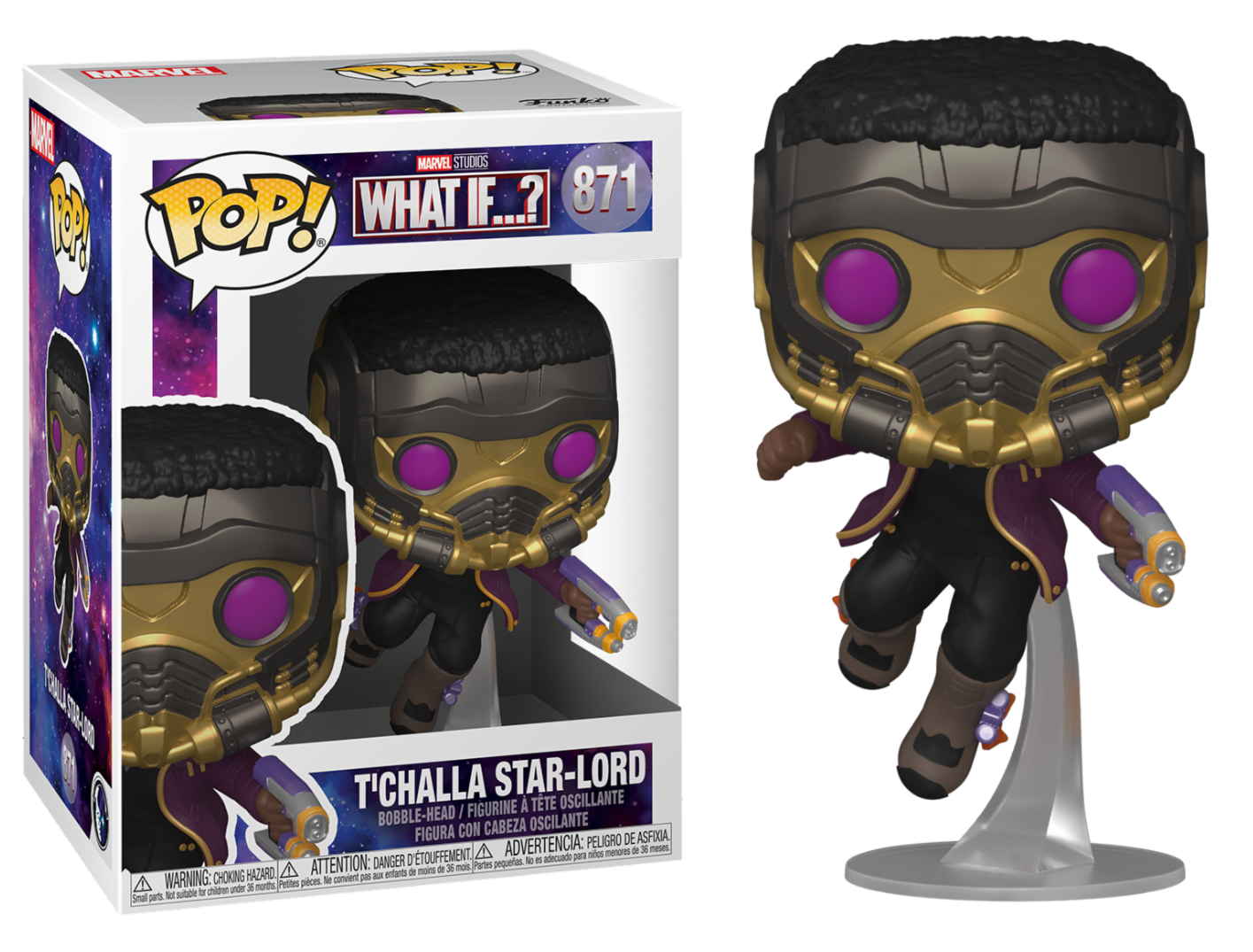 Funko Pop! Marvel What If ...? #871 T'Challa Star-Lord (F42)