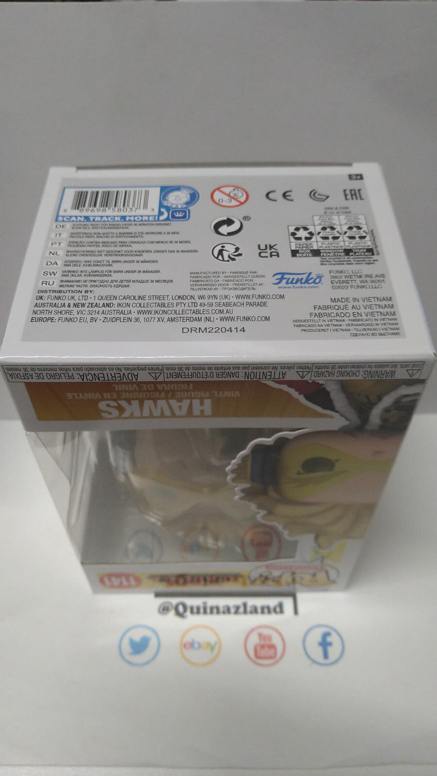 Funko Pop! MY HERO ACADEMIA 1141 Hawks (F18)