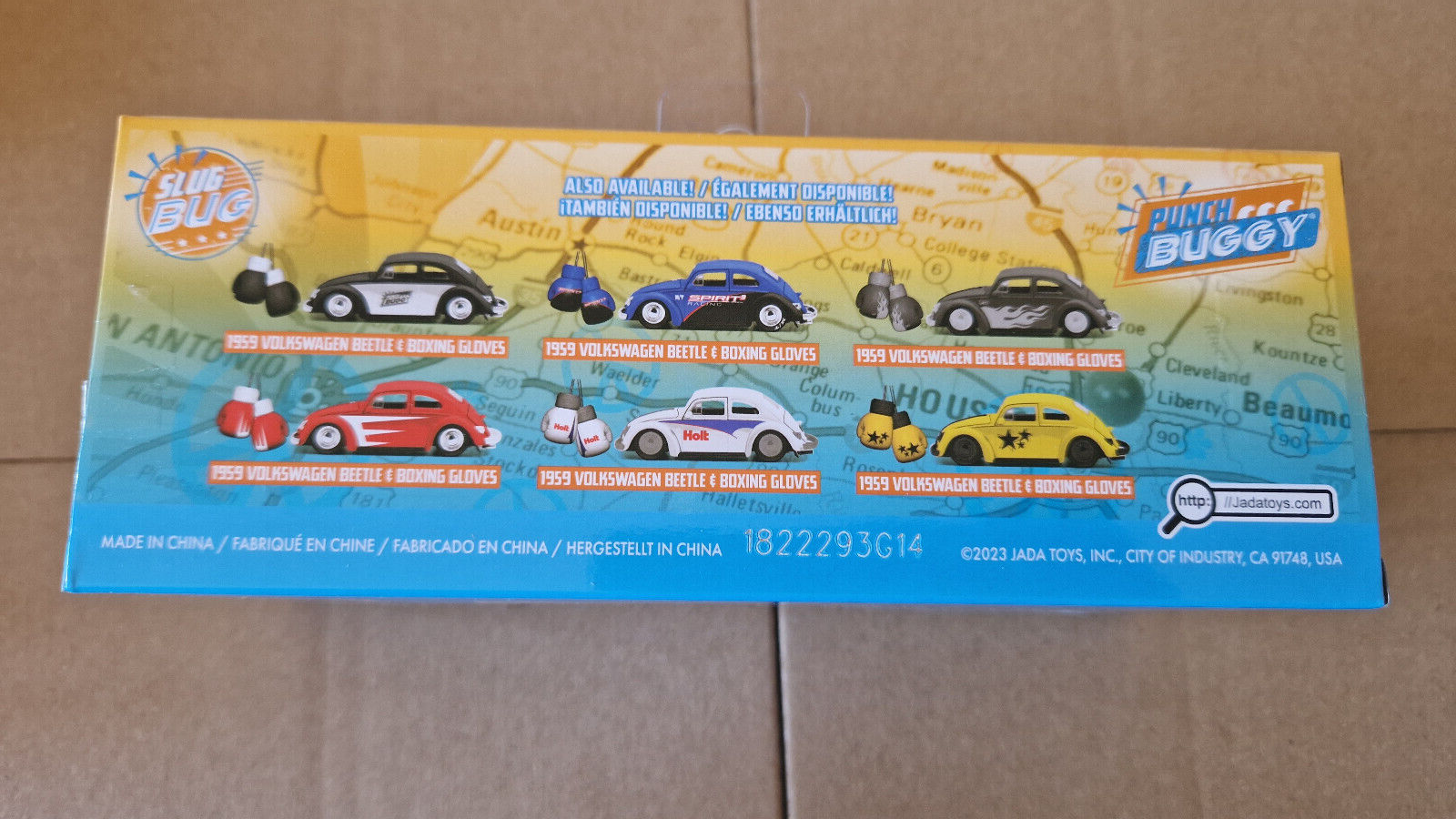 Jada Toys 1/32 Punch Buggy '59 Volkswagen  Beetle W/Gloves White  (ET)