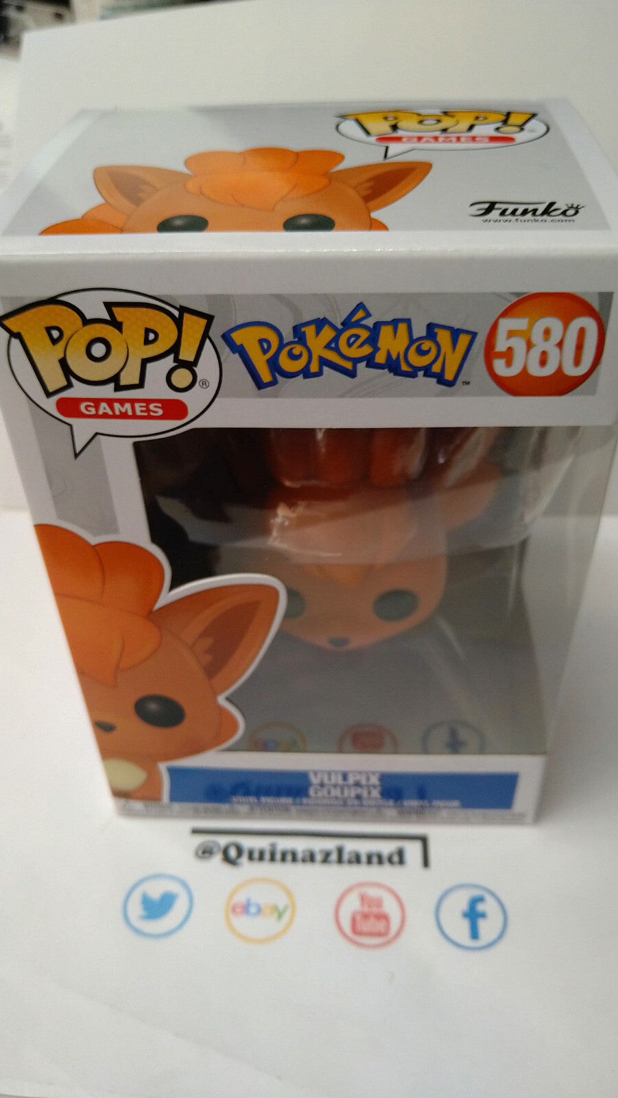 Funko Pop! POKEMON 580 Vulpix Goupix  (FU18)