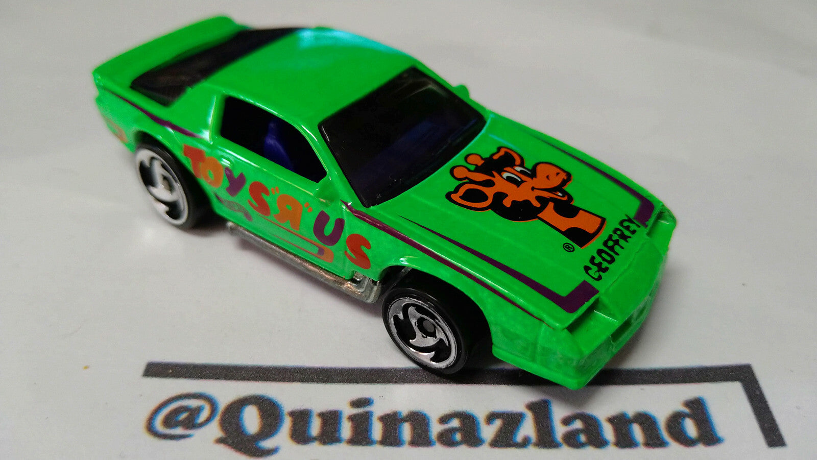 Hot Wheels 80's Camaro 1998 Exclusive Toys R Us verte (A21)