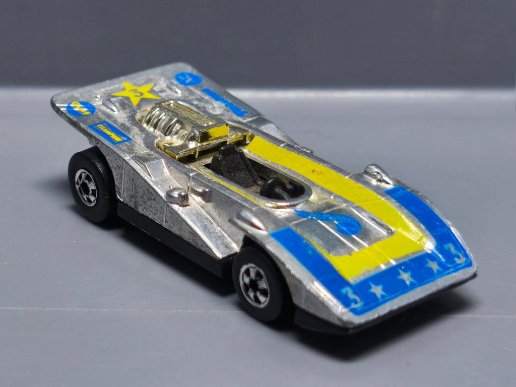 Hot Wheels 1977 super chromes Steam roller version 3 étoiles  (A03)