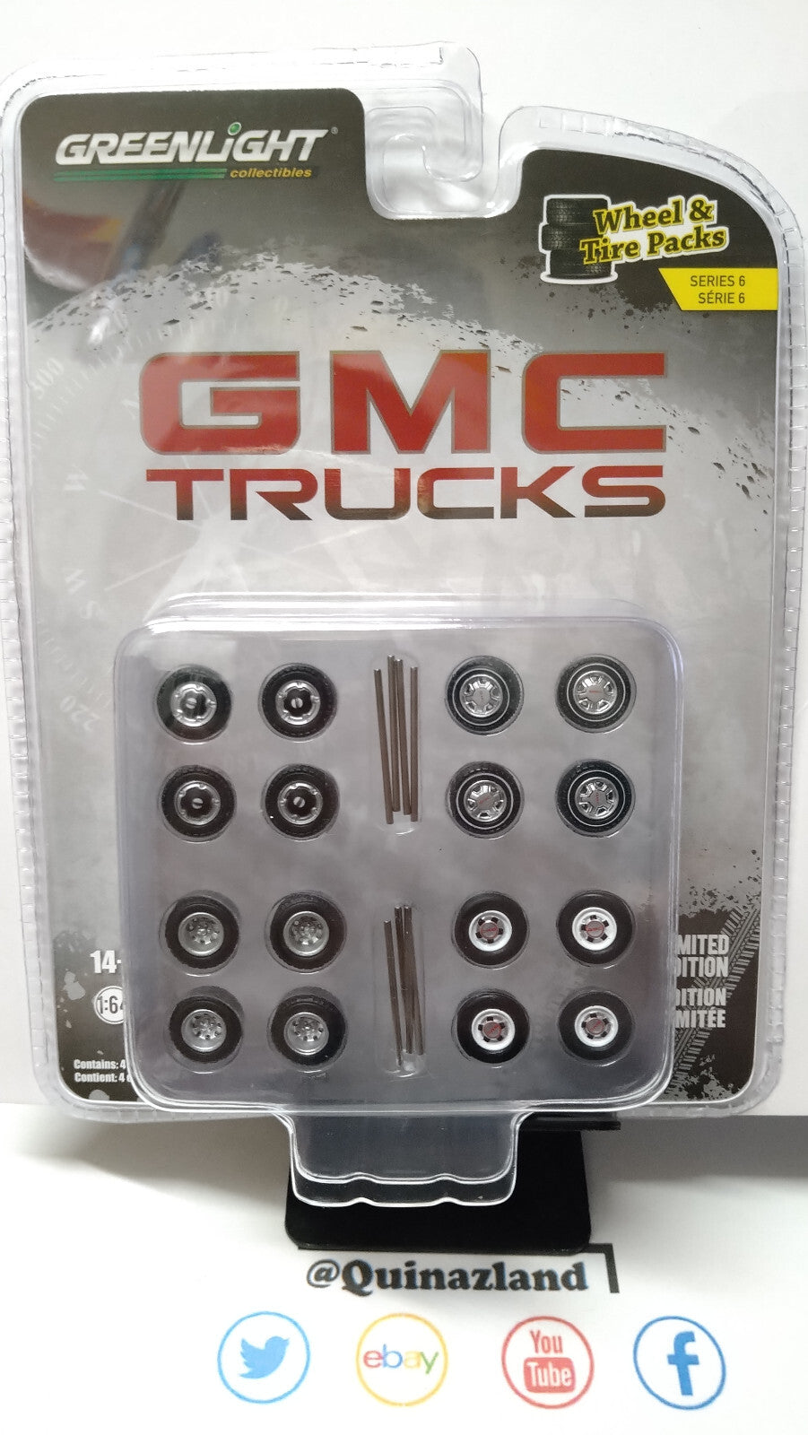 Greenlight   Wheel & Tires Multipack set de jantes GMC Truck (NG37)