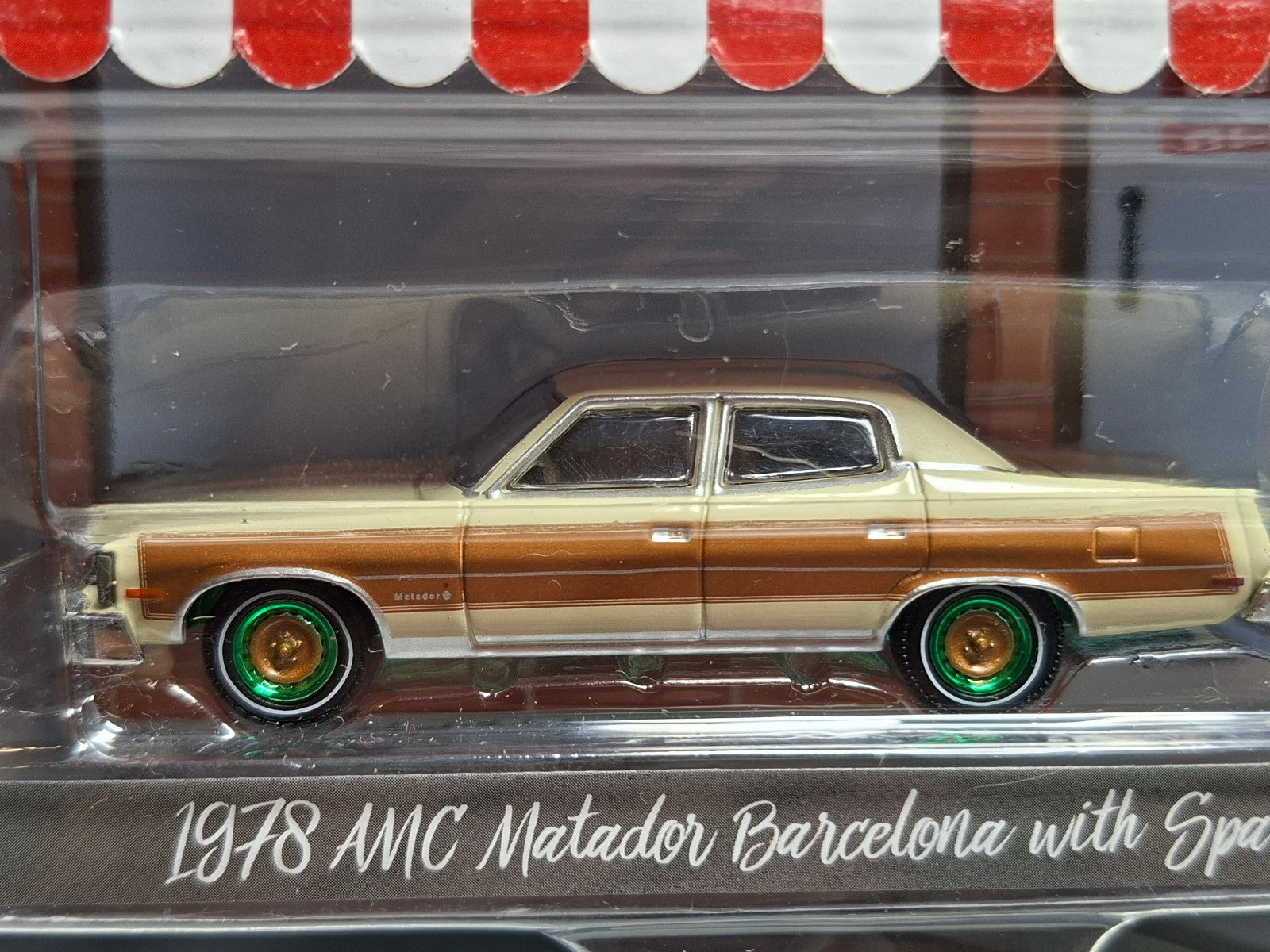Greenlight Chase 1978 AMC Matador Barcelona Hobby Shop série 10 (NG33)