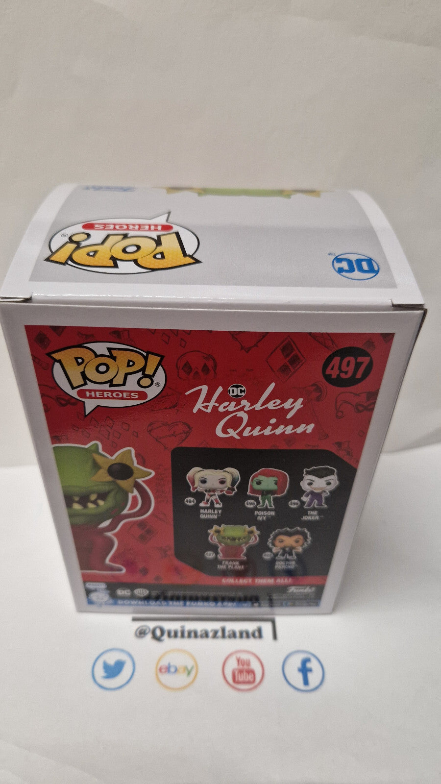 Funko Pop! HARLEY QUINN ANIMATED SERIES POP Heroes N° 497 Frank the Plant (F3)