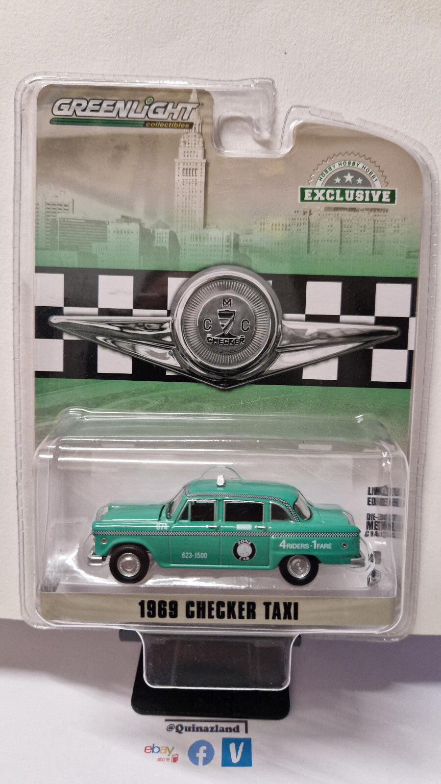 Greenlight Exclusive 1969 Checker Taxi  (NG01)