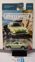 Matchbox German design 1975 Opel Kadett coupe GTE  (NP07)