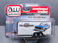 Auto World USA squarebody exclusive mijo Enclosed trailer (C9)