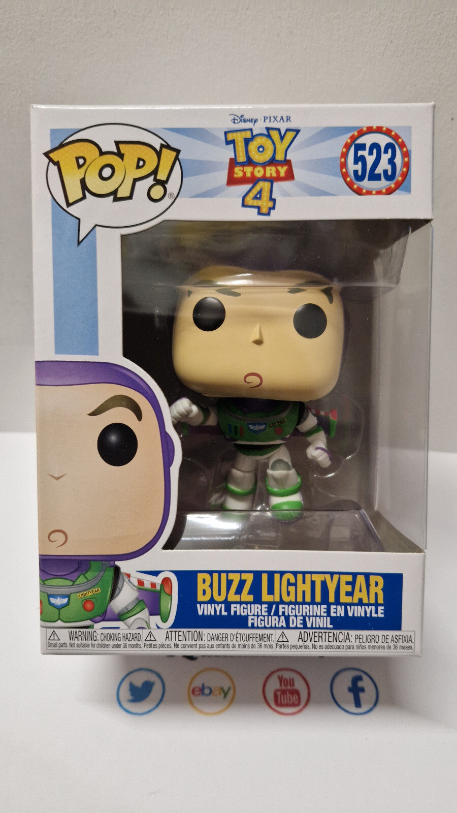 Funko Pop! DISNEY Toy Story 4 523 Buzz Lightyear (F27)